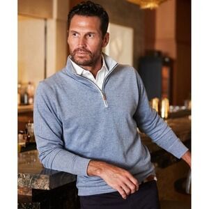 NWT Collars and Co Cloud Textured Quarter Zip Pullover Size 2XL